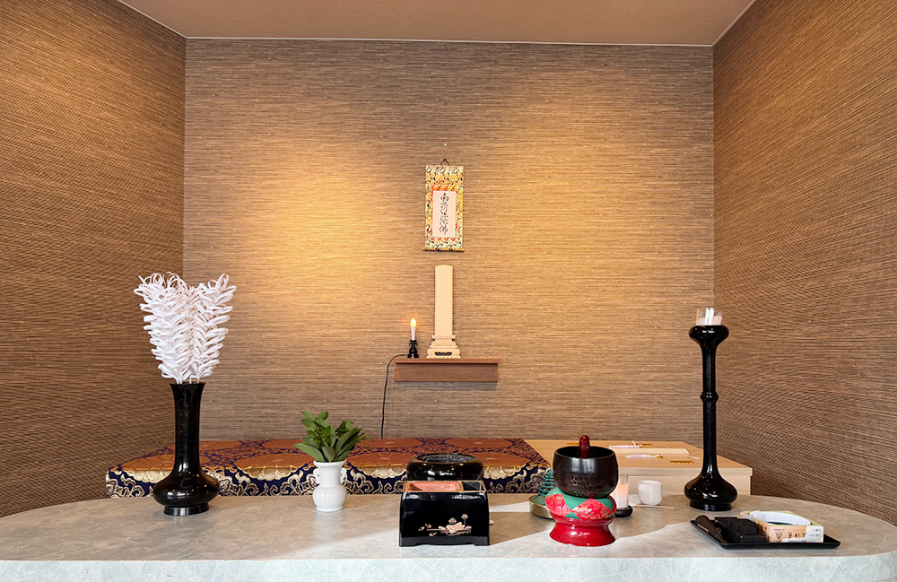 祭壇イメージ～名古屋市 熱田区のめいしん しろとり斎場の一日葬プラ